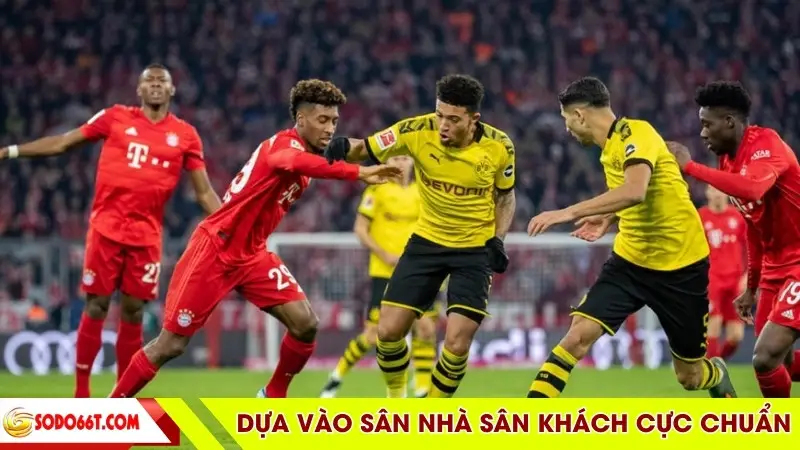 Dựa vào sân nhà sân khách cực chuẩn