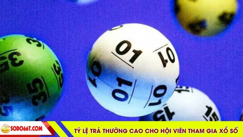 Tỷ lệ trả thưởng cao cho hội viên tham gia xổ số