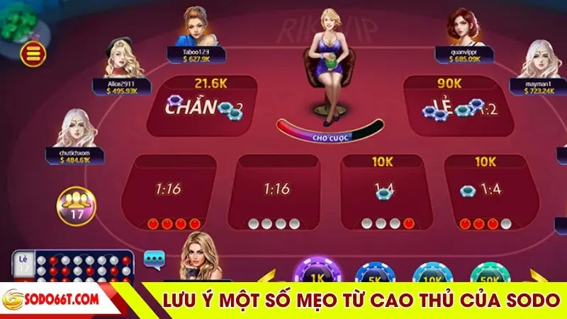 Lưu ý một số mẹo từ cao thủ của SODO